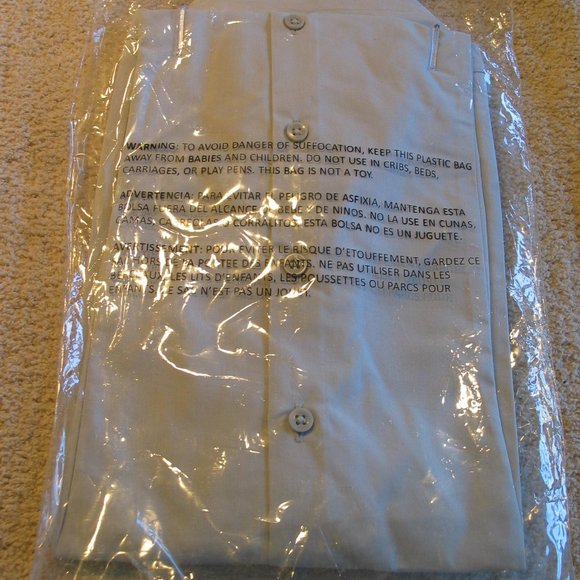 Edwards | Stretch Broadcloth Blouse in Platinum M-L-XL #5033 NWT - Picture 4 of 5